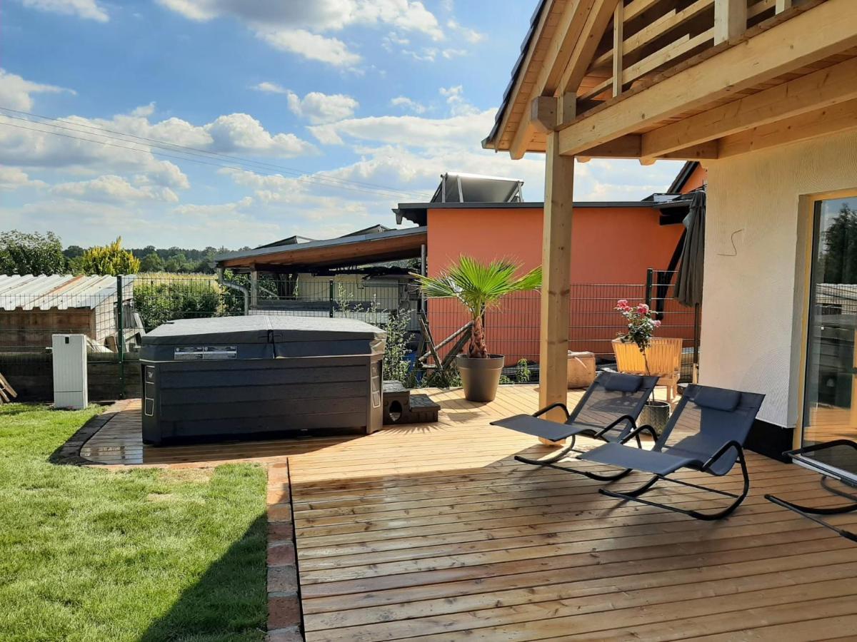 Landliebe, Ferienhaus, 3 Schlafzimmer Mit Sauna Und Outdoor Whirlpool Geierswalde Exterior photo